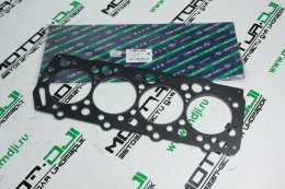 Прокладка ГБЦ 4D56/D4BA/D4BF/D4BH/D4BB Starex/H-1/Porter/Galloper/Terracan/Pajero (4 отв.) металл - фото 2