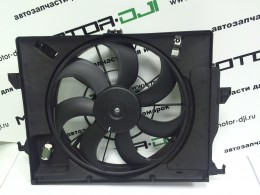 Вентилятор охлаждения двигателя в сборе  Rio  Solaris (Киа Рио Хенде Солярис) - фото 2