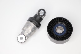 Ремкомплект натяжителя (ролик + демпфер) Porsche Cayenne 4.8 - фото 2