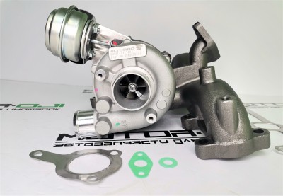 Турбина A3 / Leon / Toledo II / Bora / Golf IV / Octavia 1.9 TDI 90/110 лс  (с коллектором) - фото №1